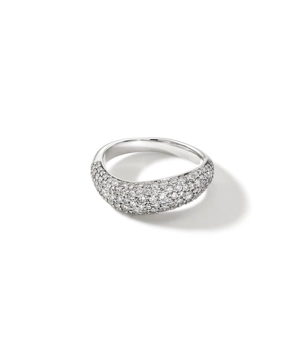 Anillo Surf, Plata Esterlina, Diamantes