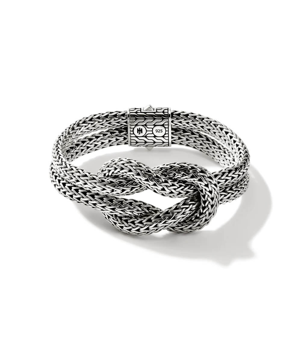Pulsera Nudo del Amor, Plata Esterlina